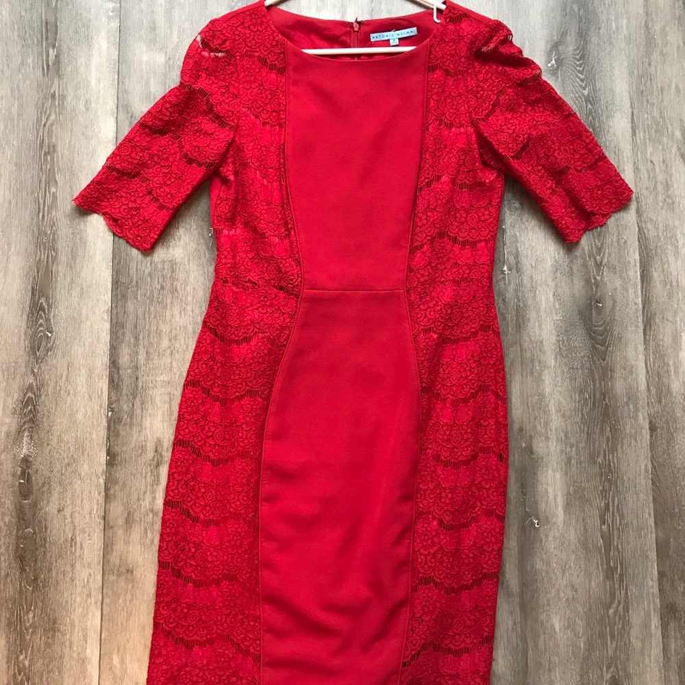 Antonia Melani Red Dress